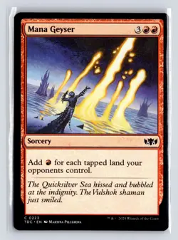 Mana Geyser 223 Regular Commander: Tarkir: Dragonstorm Magic: The Gathering NM - Image 1