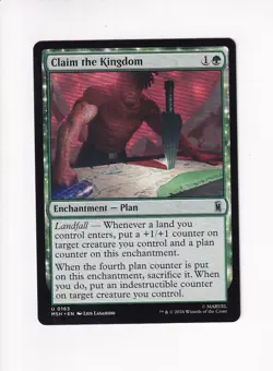 MAGIC THE GATHERING MTG MARVEL SUPER HEROES CLAIM THE KINGDOM - Image 1