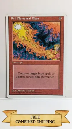 Red Elemental Blast Fourth Edition ...sku: AE938 - Image 1