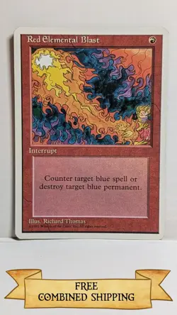 Red Elemental Blast Fourth Edition ...sku: DD289 - Image 1