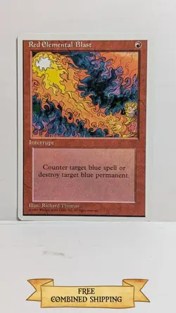Red Elemental Blast Fourth Edition ...sku: CB693 - Image 1