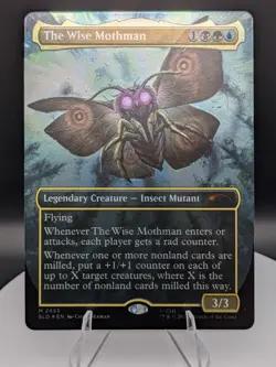 Secret Lair x Fallout®: Rad - The Wise Mothman Rainbow FOIL - MTG SLD (NM) - Image 1