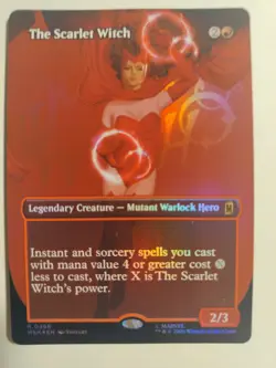 Foil The Scarlet Witch Marvel Super Heroes MSC 0368 368 MTG - Image 1