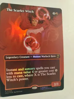 Foil The Scarlet Witch Marvel Super Heroes MSC 0368 368 MTG - Image 3