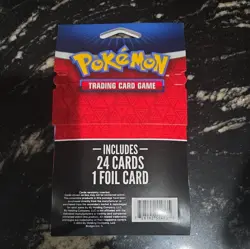 POKEMON TRADING CARD GAME 1 PACK 25 CARDS ONE FOIL GUARANTEE RANDOM INSERTS . - Image 2