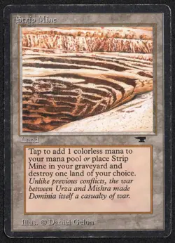 STRIP MINE (NO HORIZON) Antiquities Magic: The Gathering HP - Image 1