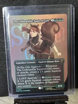 The Unbeatable Squirrel Girl (FOIL + Borderless) 371 Marvel Super Heroes MTG NM - Image 1
