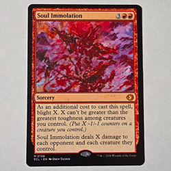 Wizards of the Coast Soul Immolation ECL 0156 M Sorcery EN - Image 1