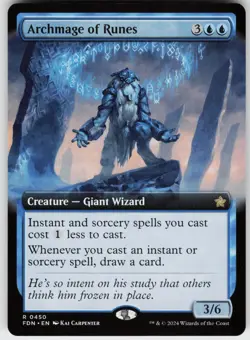 ARCHMAGE OF RUNES (EXTENDED ART) 450 R NEAR MINT - Image 1