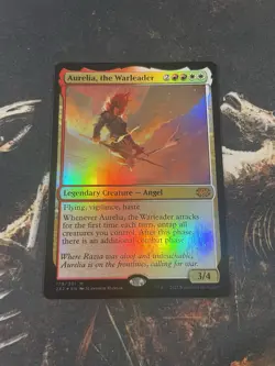 Aurelia, the Warleader (Foil) - MTG Double Masters 2022, NM Never Played - Image 1