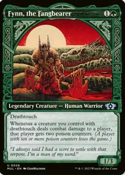 X 1 Fynn, the Fangbearer NM-M MUL 026 MTG Magic The Gathering - Image 1