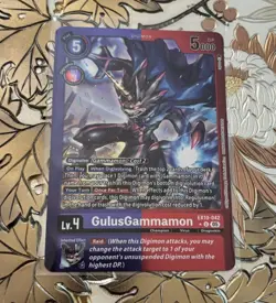 Digimon Card Game Limited Foil GulusGammamon EX10-042 Sinister Order - Image 1