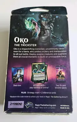 Magic The Gathering Throne of Eldraine Oko, The Trickster Planeswalker Deck - Image 2