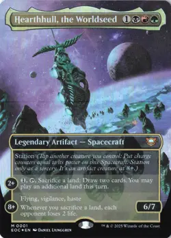 Hearthhull, the Worldseed (Borderless) M Commander: Edge of Eternities 1 NM FOIL - Image 1