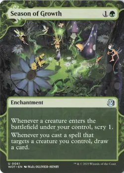 Season of Growth U Wilds of Eldraine: Enchanting Tales 61 NM - Image 1