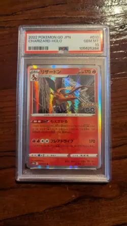 GEM MT PSA 10, Charizard, Pokemon Go JPN. 2022, Holographic Card - Image 1