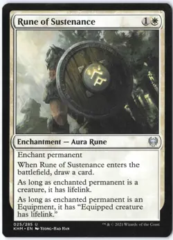 Rune of Sustenance U Kaldheim 25 LP - Image 1