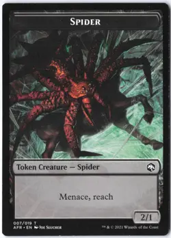 Spider Token T Adventures in the Forgotten Realms 7 LP - Image 1