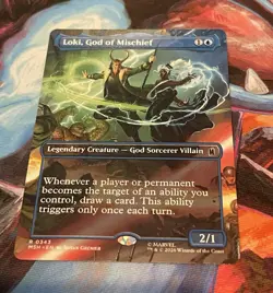 Wizards of the Coast Loki, God of Mischief Marvel SH 0343 Rare EN 2026 - Image 1