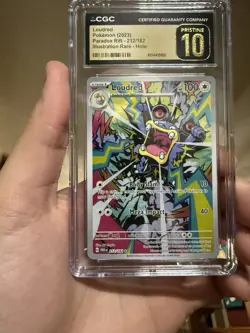 Pokemon Loudred 212 Illustration Rare Paradox Rift 2023 - CGC 10 PRISTINE - Image 1