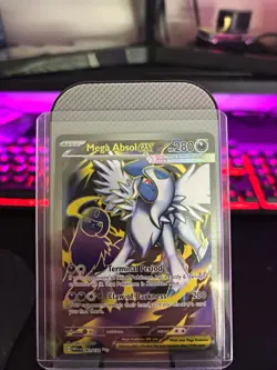 Pokemon TCG Mega Absol EX 161/132 ME01 Mega Evolution Ultra Rare Holo 280 HP EN - Image 1