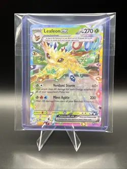 Pokemon TCG Prismatic Evolutions #006/131 Leafeon EX NM - Image 5