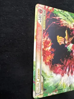 ULTRA RARE Ho-Oh Legend Set 111 112/123 Pokemon HeartGold and SoulSilver - Image 3
