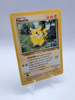 Pikachu - 60/64 Regular Common Italian Jungle Pokemon Card LP - Image 1