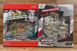 Pokemon Black Bolt White Flare Poster Binder Collection Bundle Sams Club Sealed - Image 1