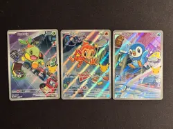Pokemon TCG First Partner Illustration Series 1 Sinnoh Gen 4 Promo Set - NM - Image 1