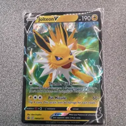 Pokemon Jolteon V SWSH151 Full Art Foil Promo Card 190 HP English TCG - Image 1