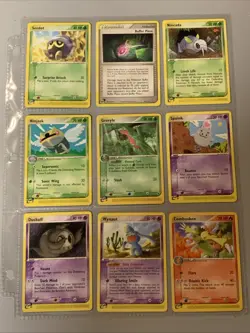 Pokemon TCG Lot of 9 E-Reader Series Cards LP/NM Ruby&Sapphire Sandstorm 2003 - Image 1
