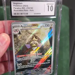 CGC 10 Aegislash Illustration Rare Holo SV04 Paradox Rift 210/182 2023 EN - Image 3