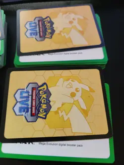 58x Pokemon TCG Online Live Mega Evolution Code Cards - Image 2