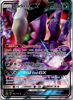 Darkrai GX 88A/147 Holo Promo Alternate Art Promos Pokemon Lightly Played - Image 1