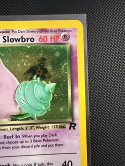 Pokemon Card - Dark Slowbro Team Rocket 12/82 Unlimited Holo Rare - Image 2
