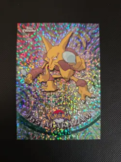 2000 Topps Chrome Pokemon Alakazam Sparkle Refractor #65 Rare SP - Image 1