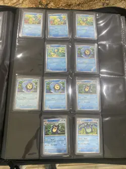 Pokemon TCG Black Bolt Incomplete Set Top Loader Binder Included - Image 5