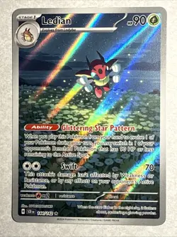 Pokemon TCG Ledian Stellar Crown 144/142 Illustration Rare ⭐ Sv07 CLEAN ENGLISH - Image 1