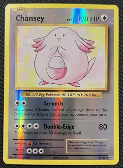 2016 Pokemon Chansey Reverse Holo 70/108 XY Evolutions MP - Image 1