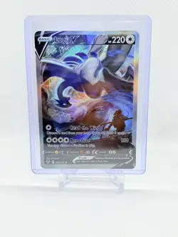 PACK FRESH MINT LUGIA V ALT ART 186/195 Silver Tempest Pokemon Card GORGEOUS - Image 5