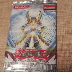 Konami Yu-Gi-Oh! TCG Light of Destruction 1st Ed English Booster Pack 9 - Image 2