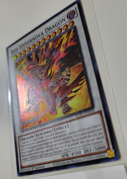 Red Hypernova Dragon (SR) BLZD-EN038 1st Edition NM Yugioh TCG - Image 2