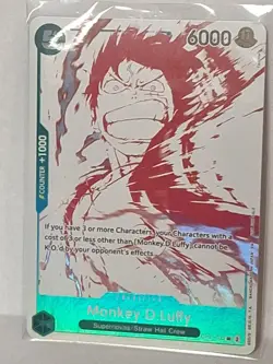 Bandai One Piece CCG Monkey D. Luffy OP07-033 Alt Art Foil Uncommon 6000 - Image 3