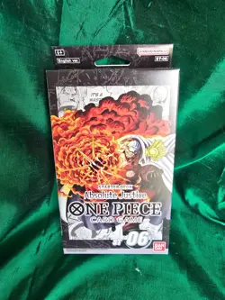 One Piece Card Game Starter Deck ST06 - Absolute Justice English Sealed - Image 1
