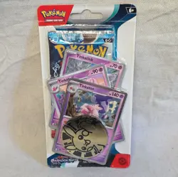 Pokemon TCG Paradox Rift Blister Pack 1 Booster 3 Promo Cards Coin English 2023 - Image 1