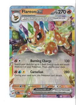 Flareon Ex 14/131 - Prismatic Evolutions - DOUBLE RARE HOLO- 2025 Pokemon Card - Image 1