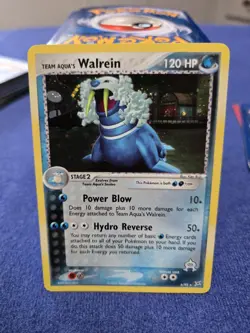 Team Aqua's Walrein 6/95 Holo - Team Magma vs Team Aqua Set - Pokemon Card - Image 1