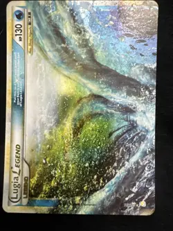 Lugia LEGEND (Top) Pokemon card, 2010 HeartGold & SoulSilver expansion, #113/123 - Image 1