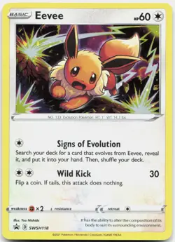 Eevee COSMO HOLO SWSH: Sword & Shield Promo Cards SWSH118 LP - Image 1